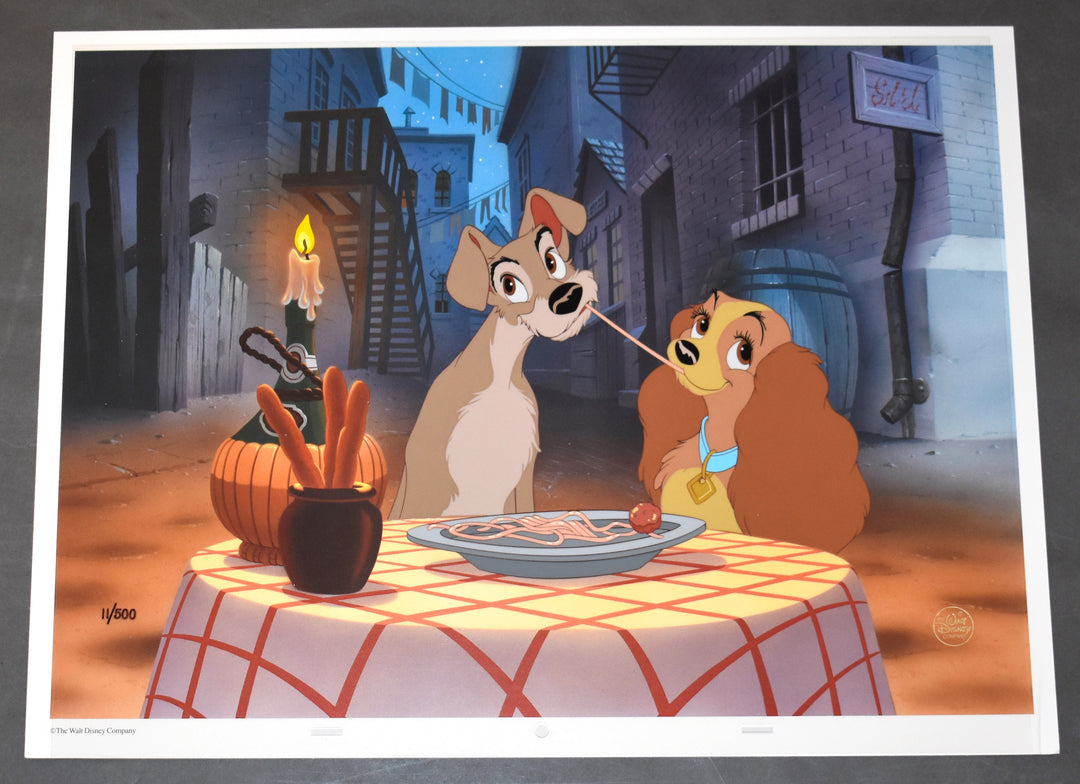 Selling Disney lady and tramp 3d plate bella notte