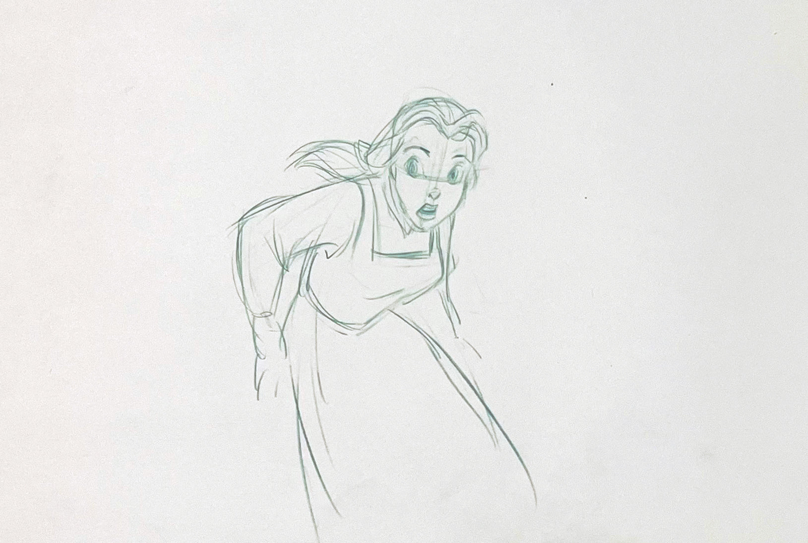 Original Walt Disney Production Drawing from Beauty and the Beast ...