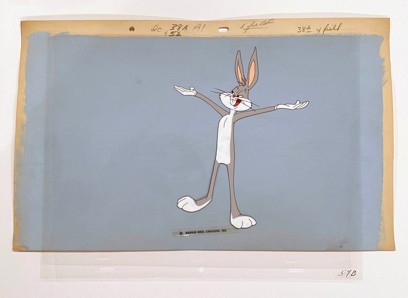 Original Warner Brothers Production Cel of Bugs Bunny