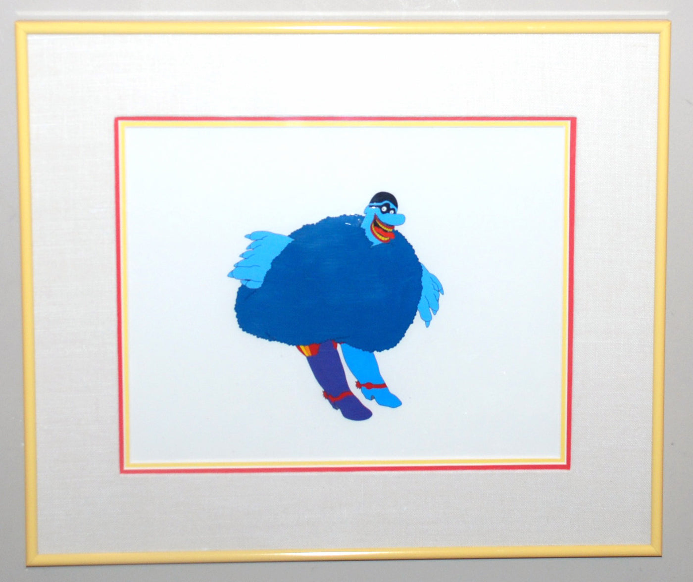 Original Beatles Production Cel From Yellow Submarine featuring Blue Meanie