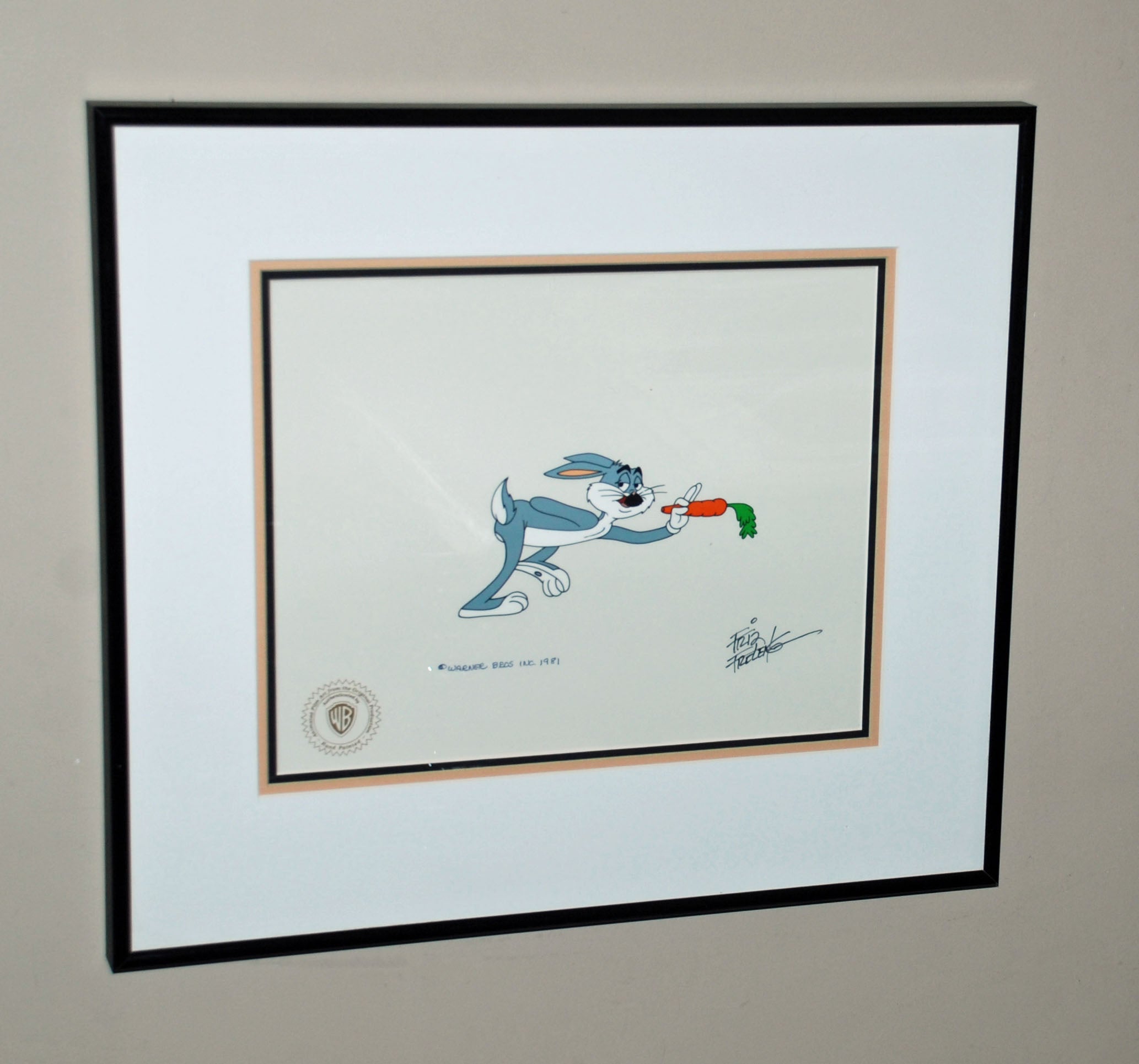 Original Warner Brothers Production Cel Featuring Bugs Bunny (1981 ...