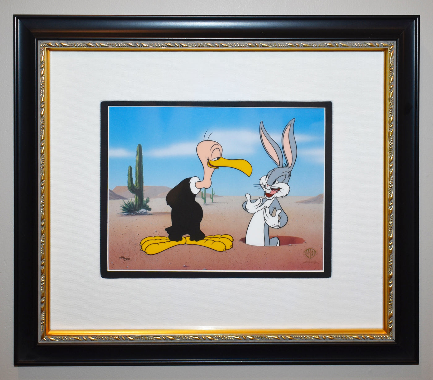 Original Warner Brothers Bob Clampett Limited Edition Cel, Bugs Bunny Gets the Boid
