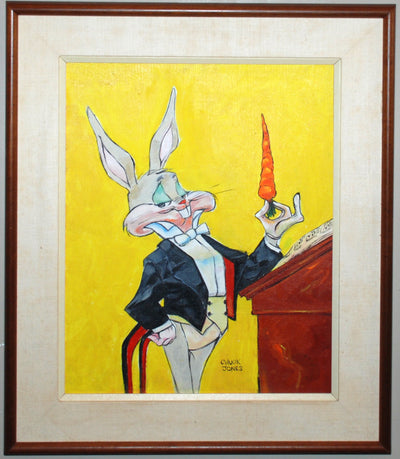 Original Chuck Jones Bugs Bunny Oil Painting