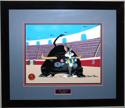Warner Brothers Limited Edition Cel, Bugs and Bull III
