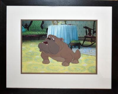 Original Walt Disney Production Cel from Lady and the Tramp featuring Bull