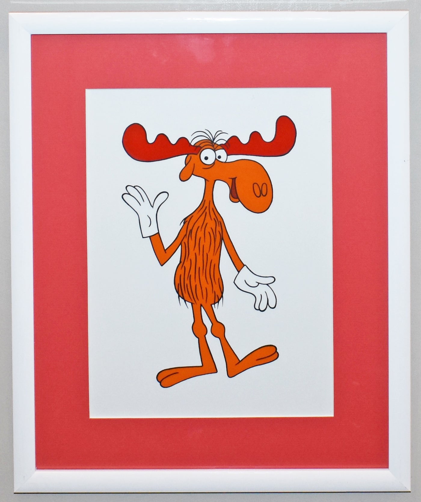 Original Jay Ward Productions Production Cel featuring Bullwinkle