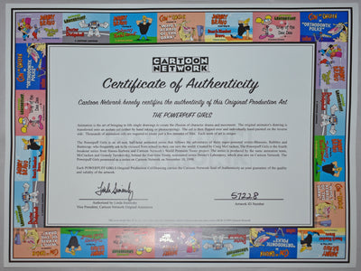 Cartoon Network Production Cel Powerpuff Girls featuring Buttercup