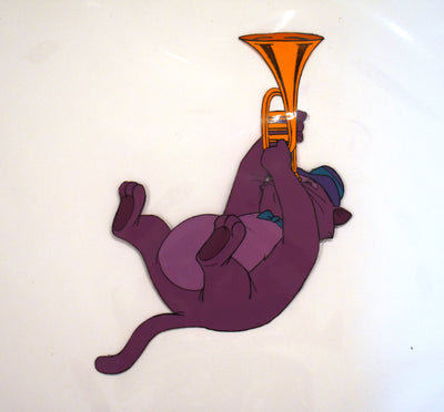 Original Walt Disney Production Cel from The Aristocats featuring Scat Cat