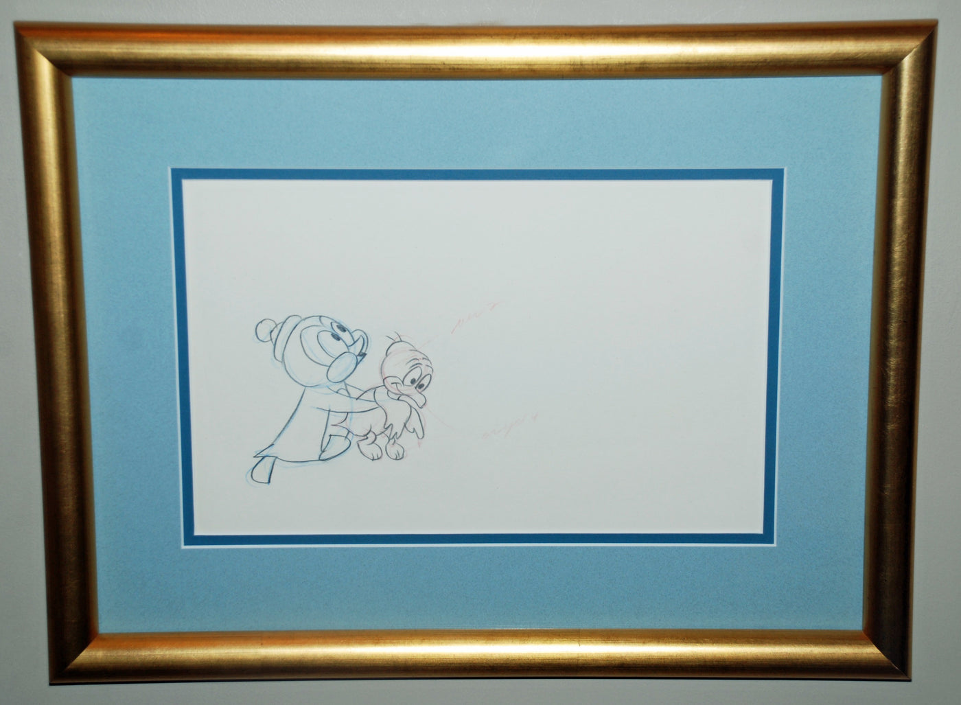 Original Walter Lantz Studios Chilly Willy Production Drawing