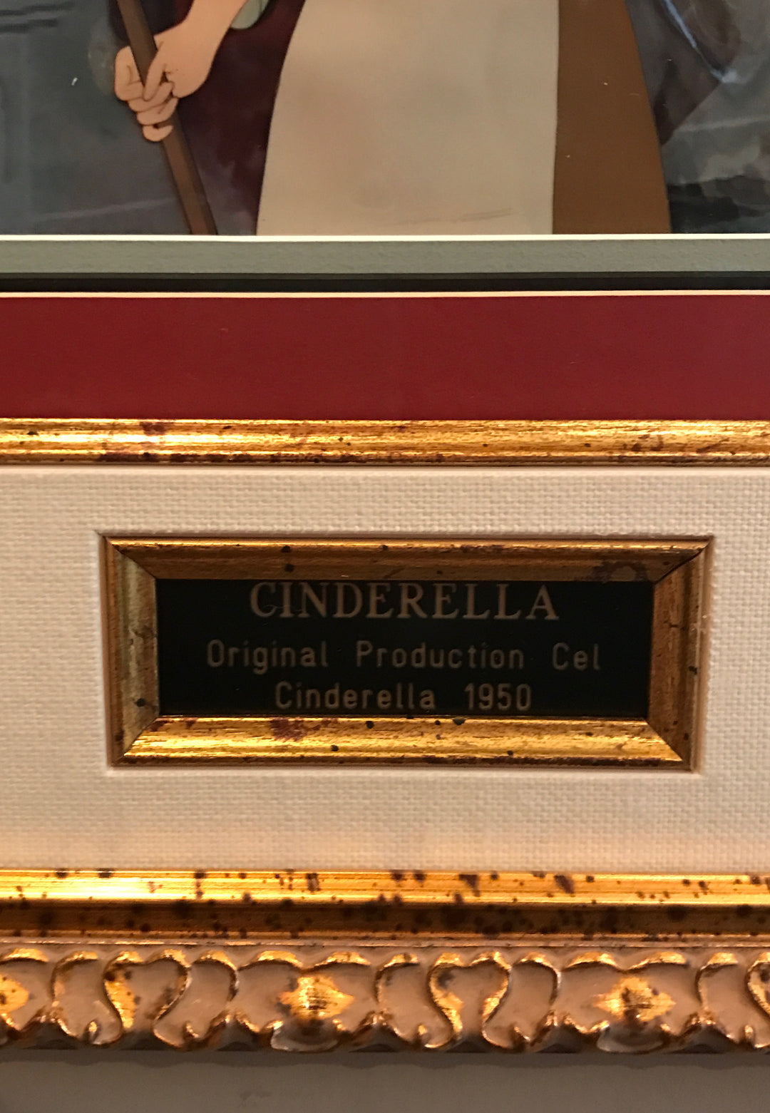 Original Walt Disney Production Cel Featuring Cinderella (1950