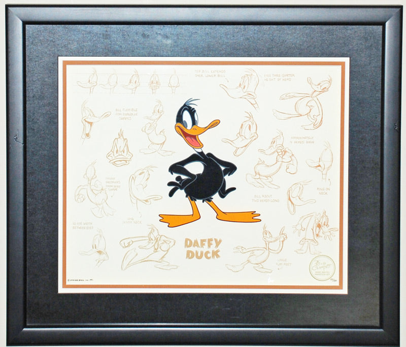 Model Series Limited Edition Cel by Bob Clampett featuring Daffy Duck ...