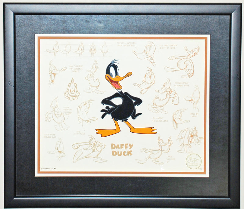 Model Series Limited Edition Cel by Bob Clampett featuring Daffy Duck