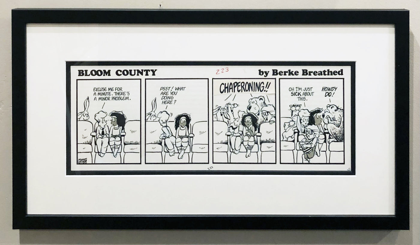 Berke Breathed Bloom County Daily Comic Strip Original Art