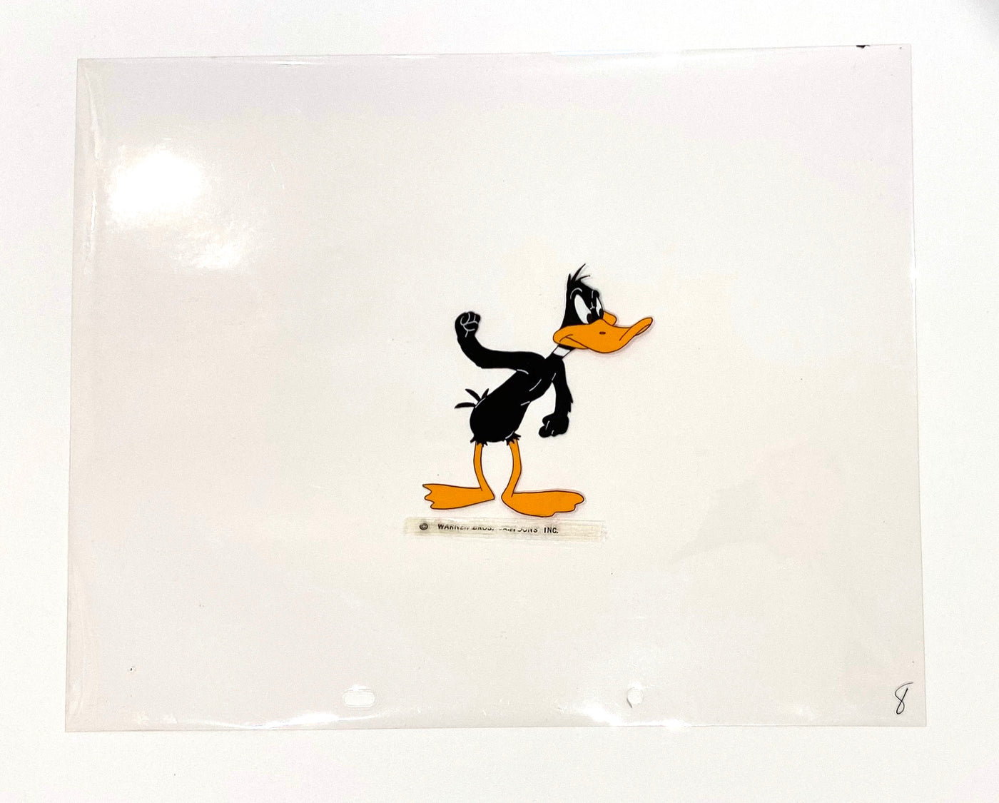 Original Warner Brothers Production Cel of Daffy Duck