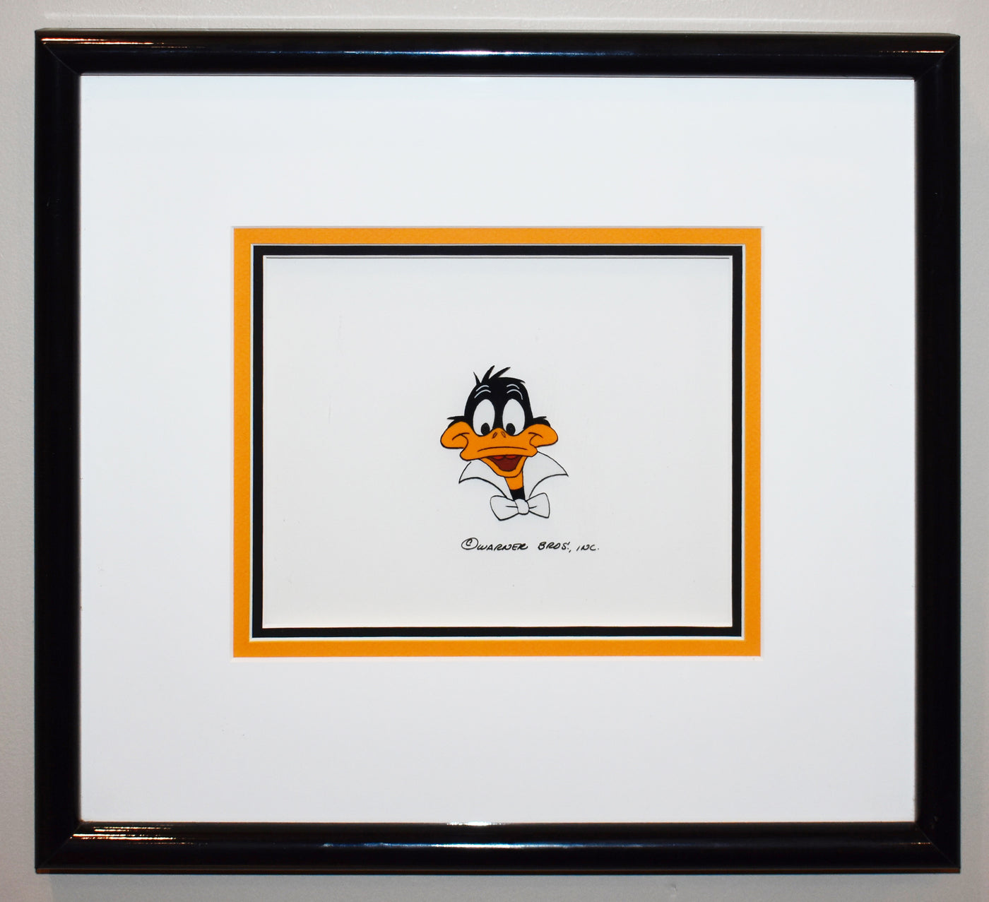 Original Warner Brothers Production Cel Featuring Daffy Duck