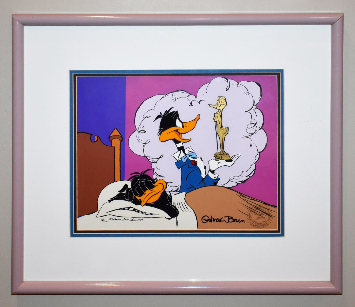 Original Warner Brothers Limited Edition Cel, Impossible Dream