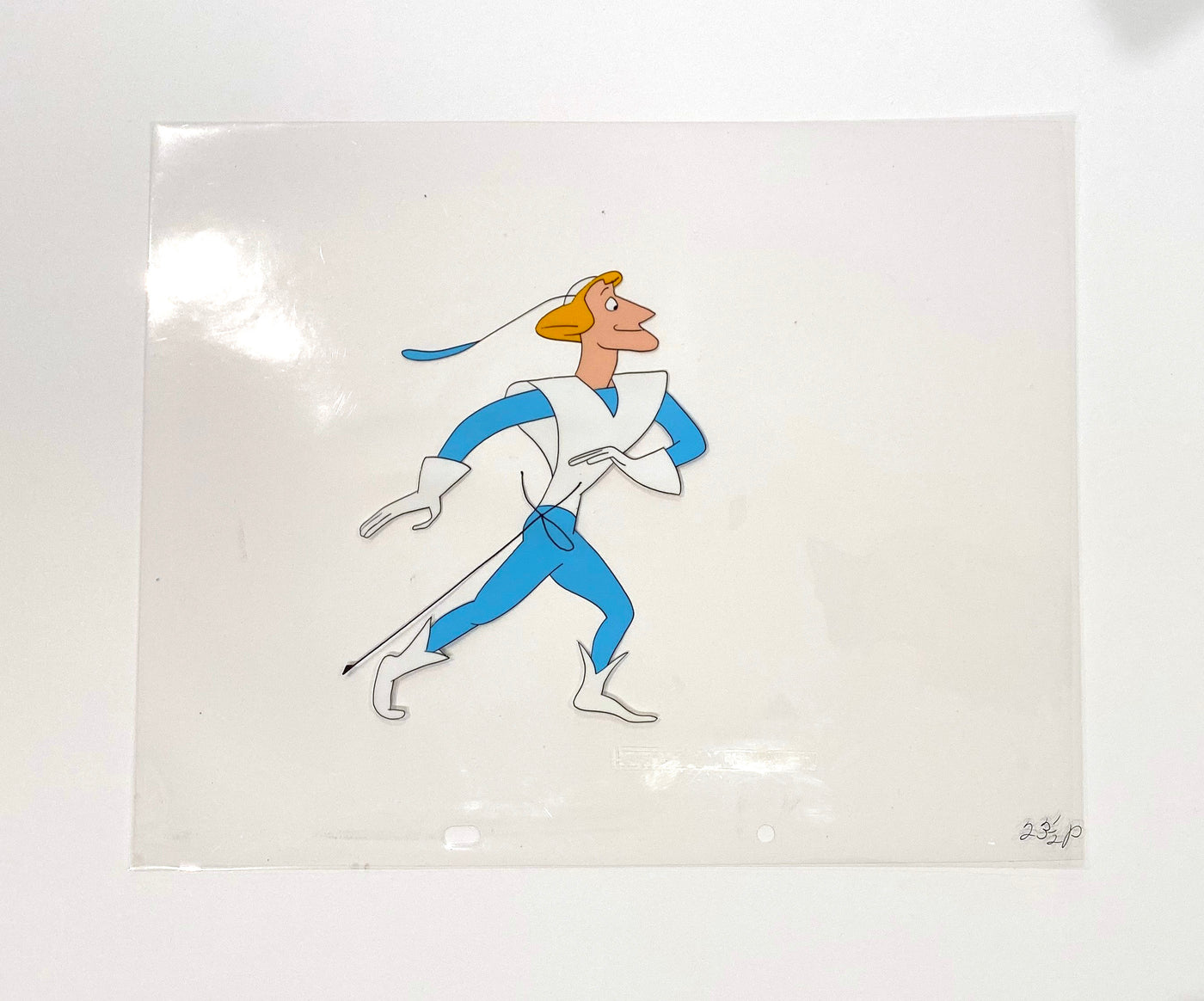 Original Warner Brothers Production Cel of Prince Charming from Bewitched Bunny (1954)