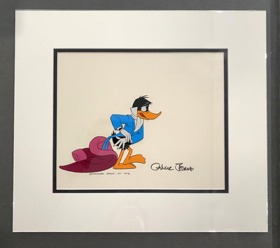 Original Warner Brothers Production Cel of Daffy Duck from Carnival of the Animals (1976), Signed by Chuck Jones