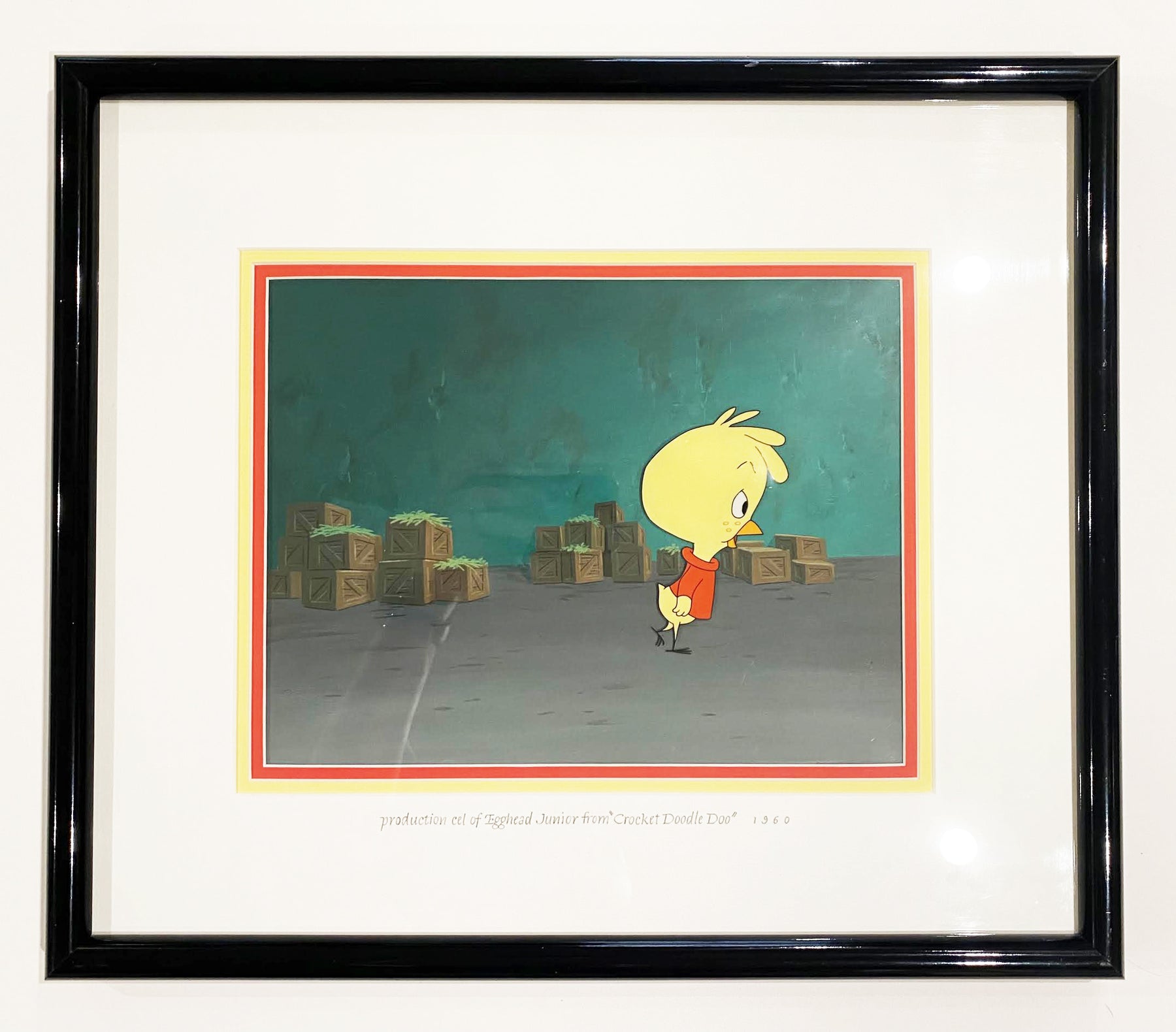 Original Warner Brothers Production Cel of Egghead Junior from Crocket ...