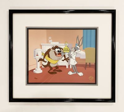 Original Warner Brothers Limited Edition Cel, Dr. Devil and Mr. Hare