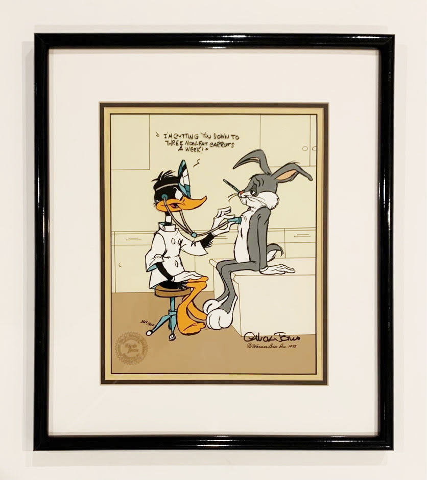 Original Warner Brothers Limited Edition Cel, Dr. Daffy