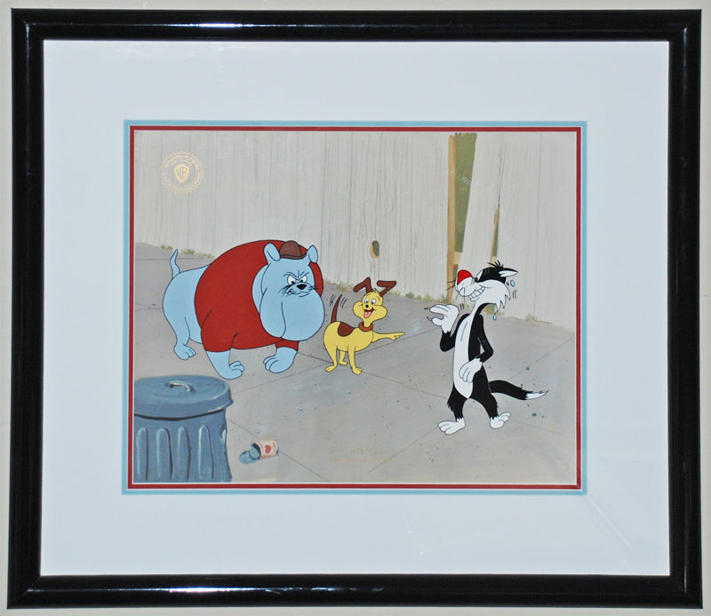 Original Warner Brothers Limited Edition Cel featuring Sylvester