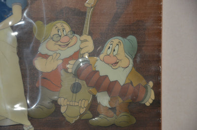 Original Walt Disney Production Cels Setup on Courvoisier Background from Snow White and the Seven Dwarfs
