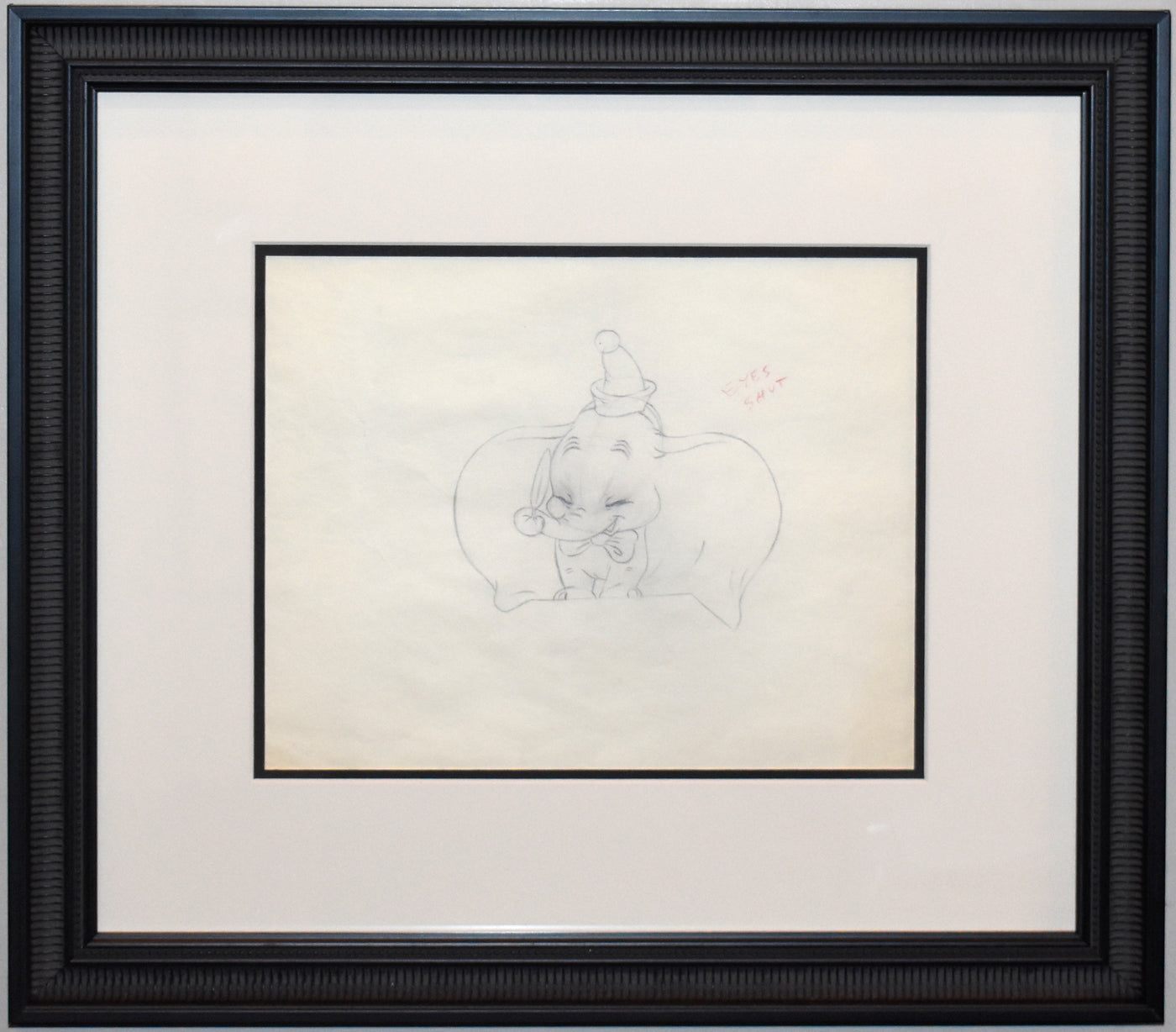 Original Production Drawing from Dumbo featuring Dumbo