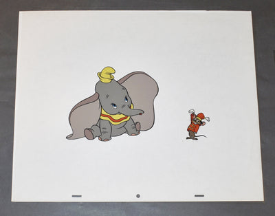 Original Walt Disney Employee Cel of Dumbo and Timothy Q. Mouse