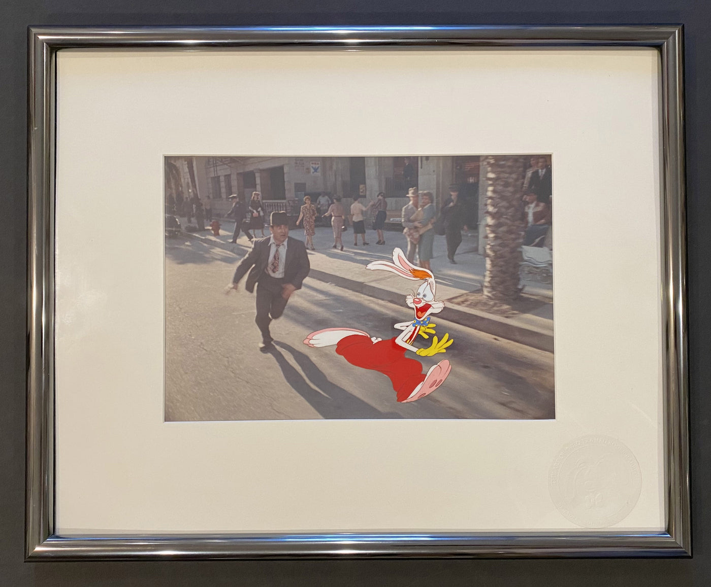 Walt Disney Who Framed Roger Rabbit? Production Cel of Roger Rabbit and Eddie Valiant