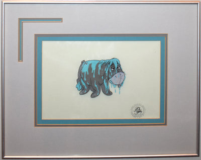 Original Walt Disney Production Cel from Winnie the Pooh and A Day for Eeyore featuring Eeyore