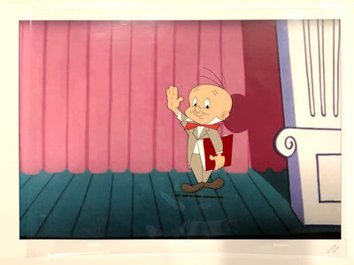 Original Warner Brothers Production Cel of Elmer Fudd from This is a Life? (1955)