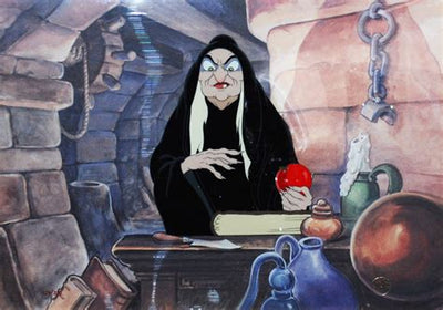 Walt Disney Limited Edition Cel Old Witch in Dungeon