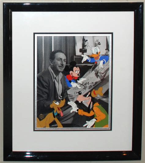 Disney Animation Art Limited Edition Cel Walt's Drawing Board