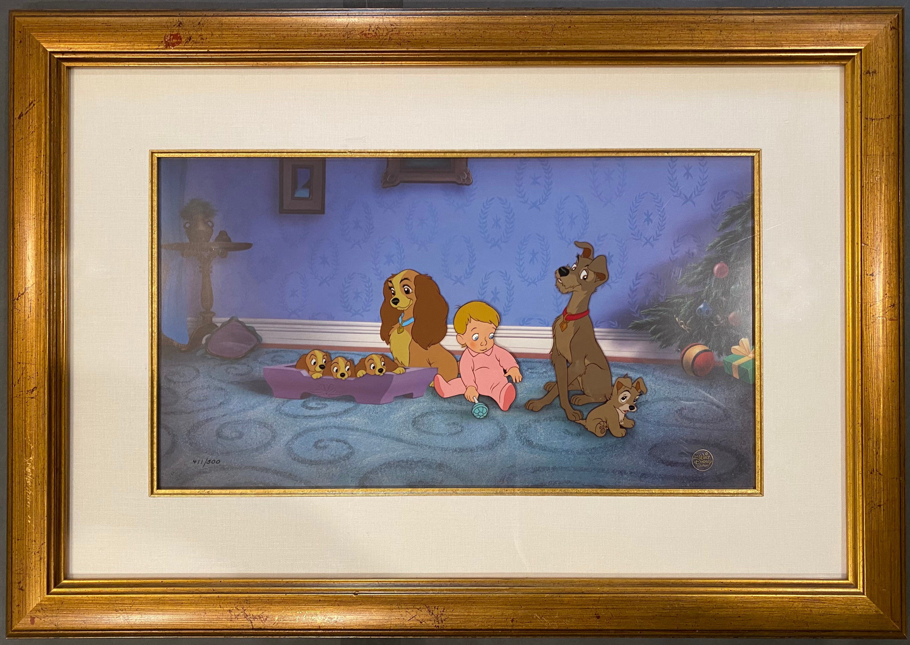 Original Walt Disney Lady and the Tramp Limited Edition Cel, Family ...