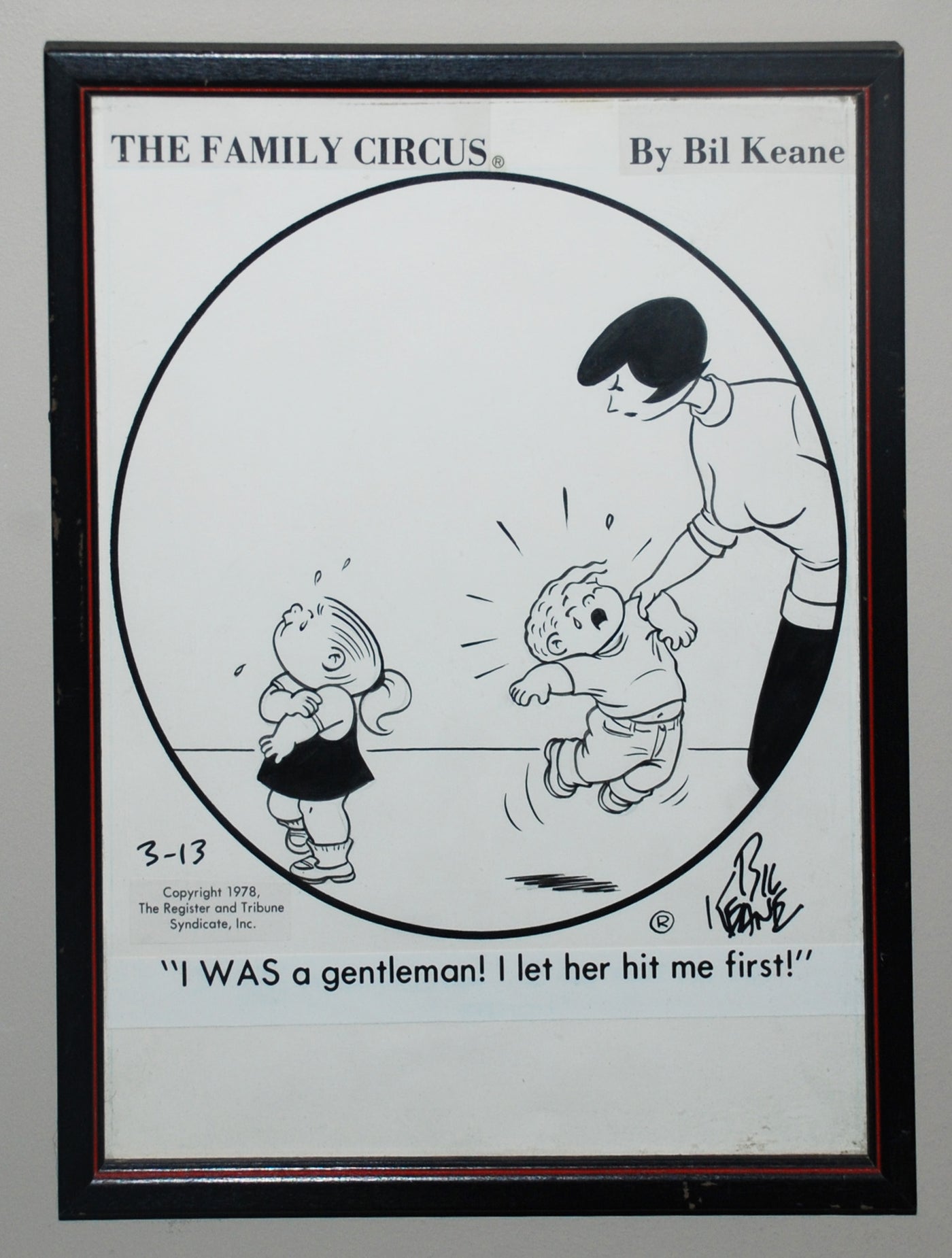 Original Bill Keane Family Circus Comic