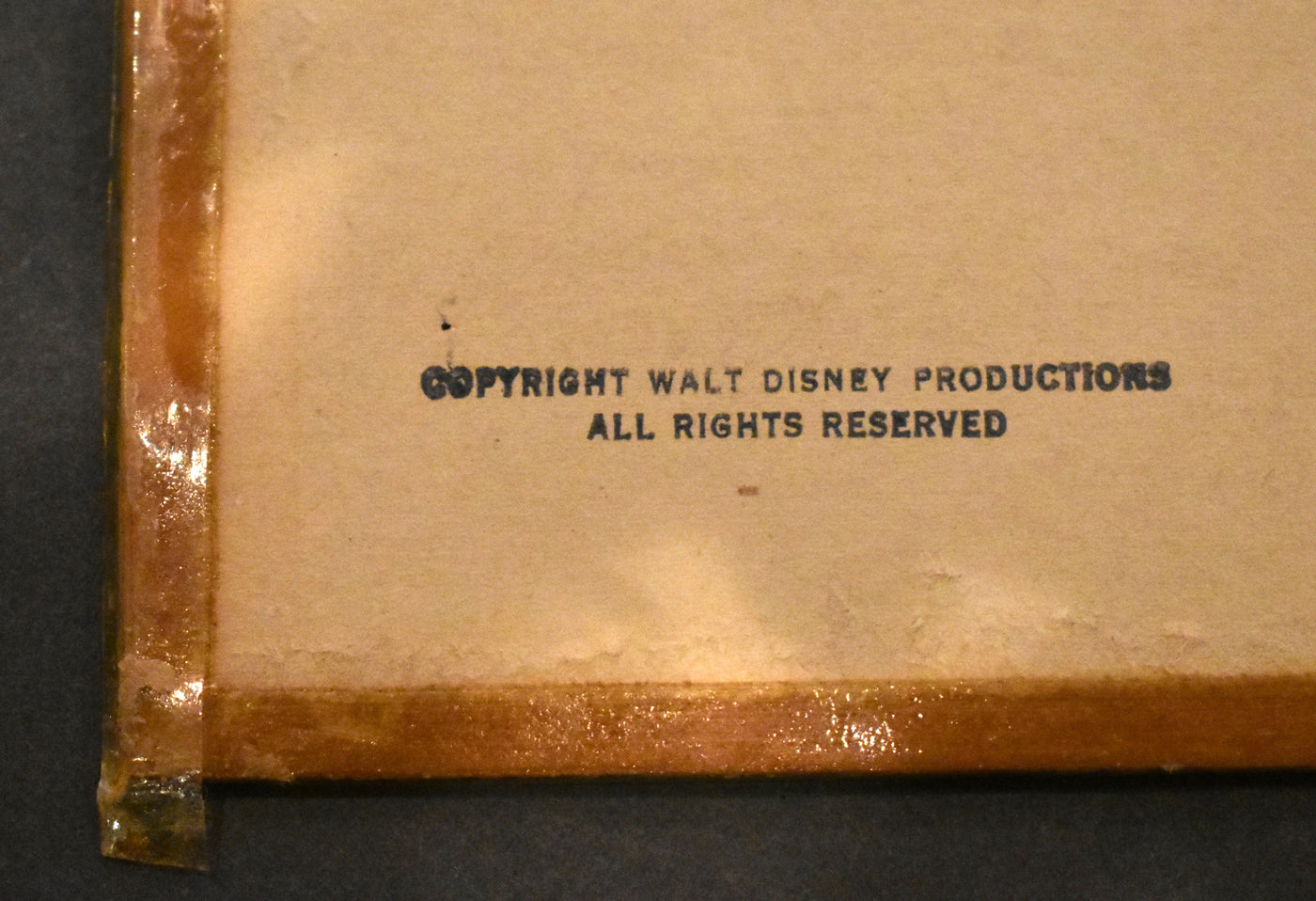 Original Walt Disney Production Cel on Courvoisier Background from Fantasia