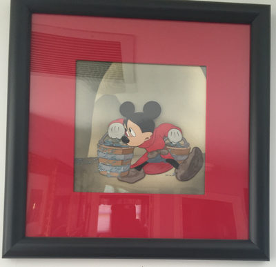 Original Walt Disney Production Cels on Courvoisier Background from Fantasia
