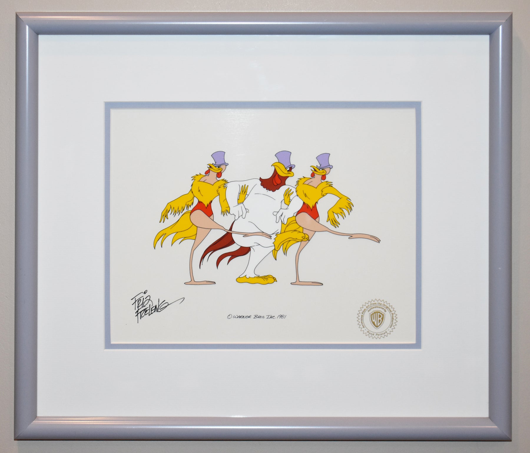 Original Warner Brothers Production Cel Featuring Foghorn Leghorn ...