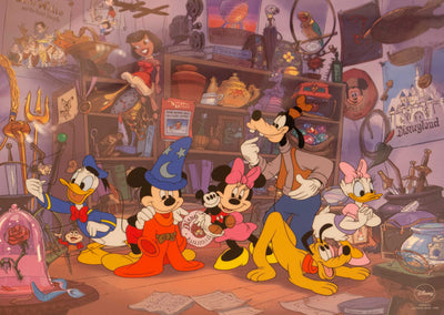 Original Walt Disney Fond Memories with Mickey and Friends Sericel