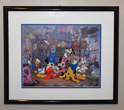 Original Walt Disney Fond Memories with Mickey and Friends Sericel