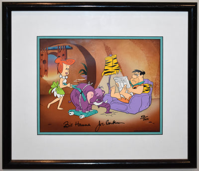 Original Hanna Barbera Limited Edition Cel, Fred's Day Off