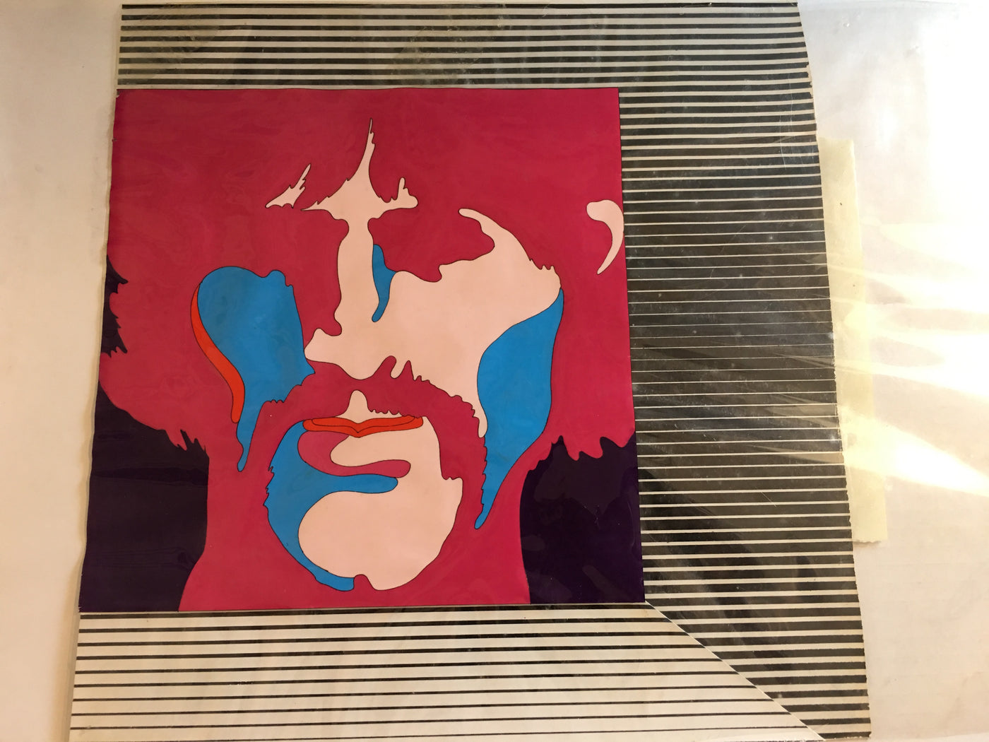 Original Beatles Production Cel From Yellow Submarine featuring George