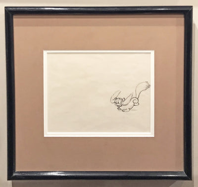 Original Walt Disney Production Drawing of Fifi from Society Dog Show