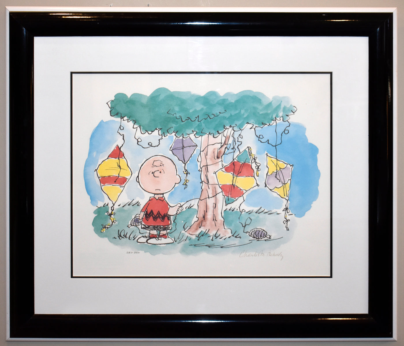 Charles Schulz Signed Lithograph, Good Grief