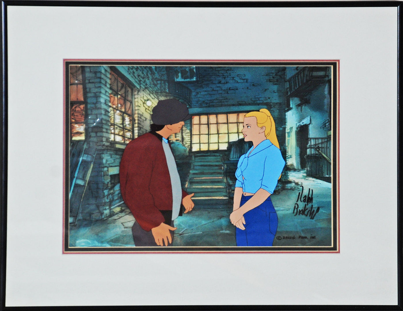 Original Production Cel from American Pop signed by Ralph Bakshi
