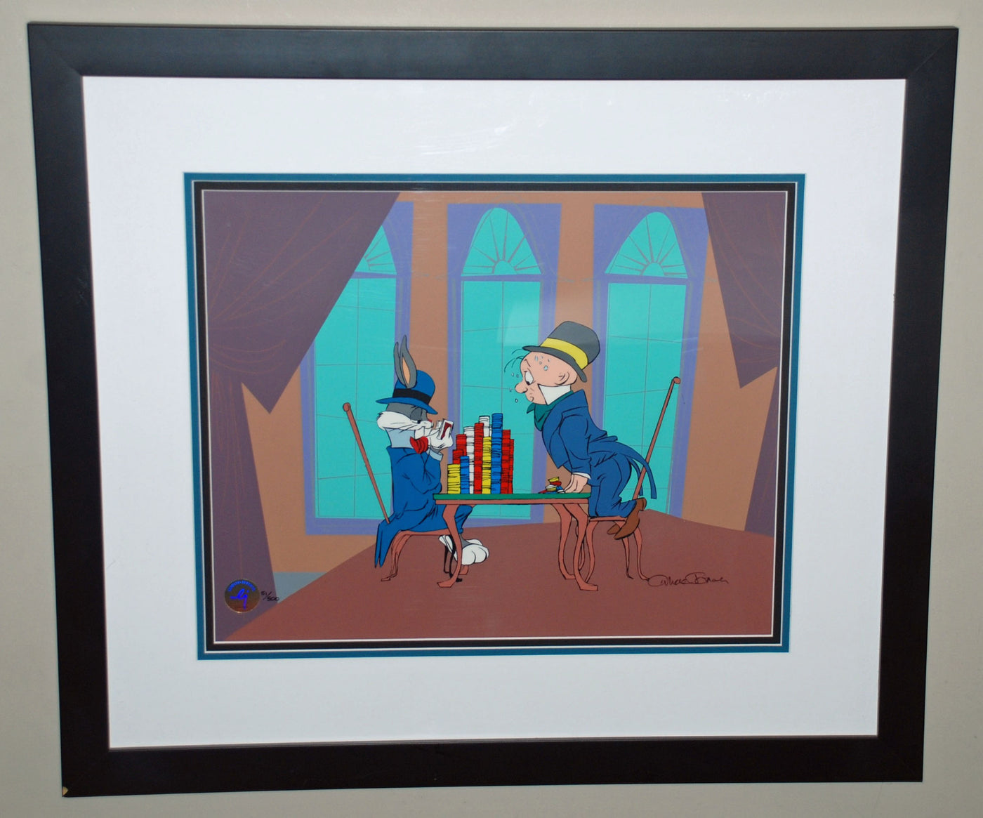 Warner Brothers Limited Edition Cel, High Rolling Rabbit