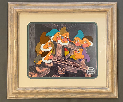 Walt Disney Snow White Art Limited Edition Sericel, Signed by Frank Thomas, Ollie Johnston, and Marc Davis