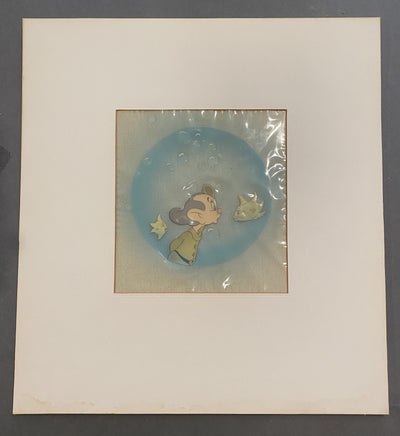 Walt Disney Production Cel from Snow White and the Seven Dwarfs featuring Dopey