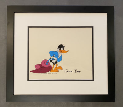 Original Warner Brothers Production Cel of Daffy Duck from Carnival of the Animals (1976), Signed by Chuck Jones